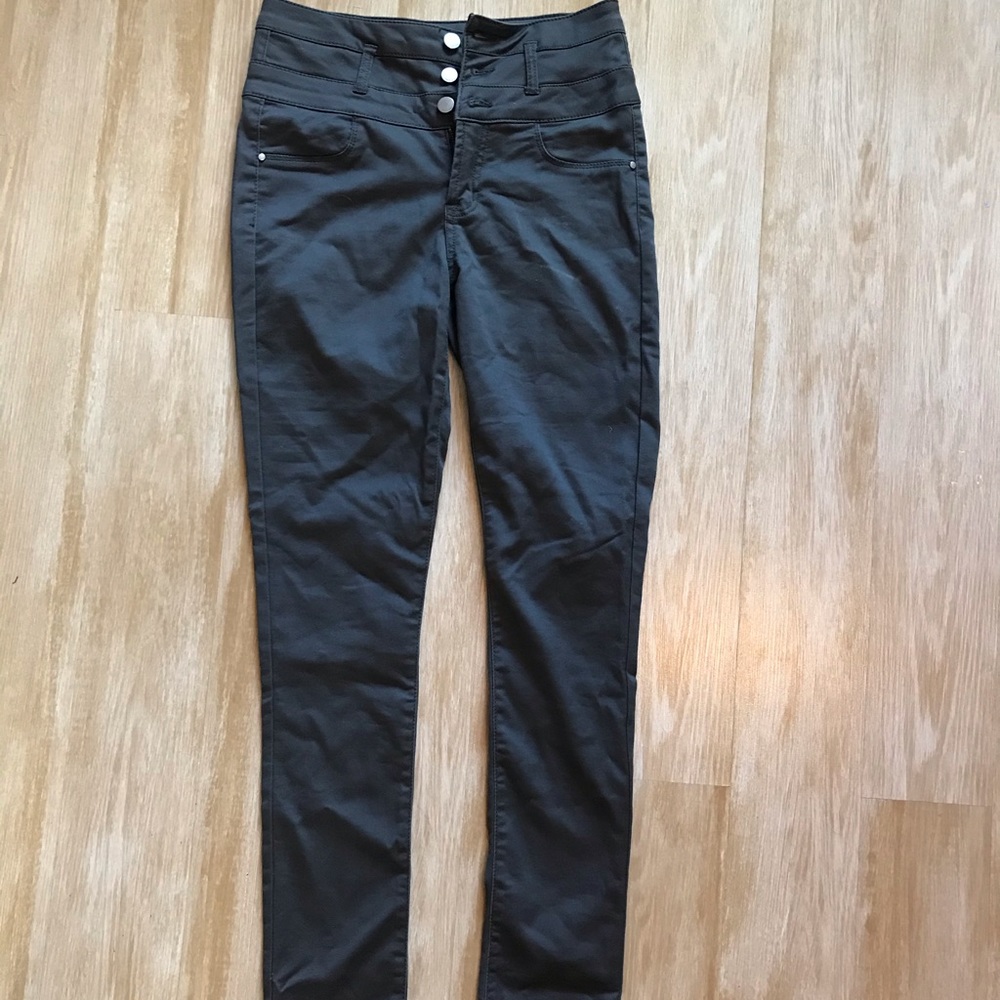 Gray refuge skinny jeans